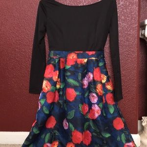 Korean style Midi long sleeve dress (worn once)